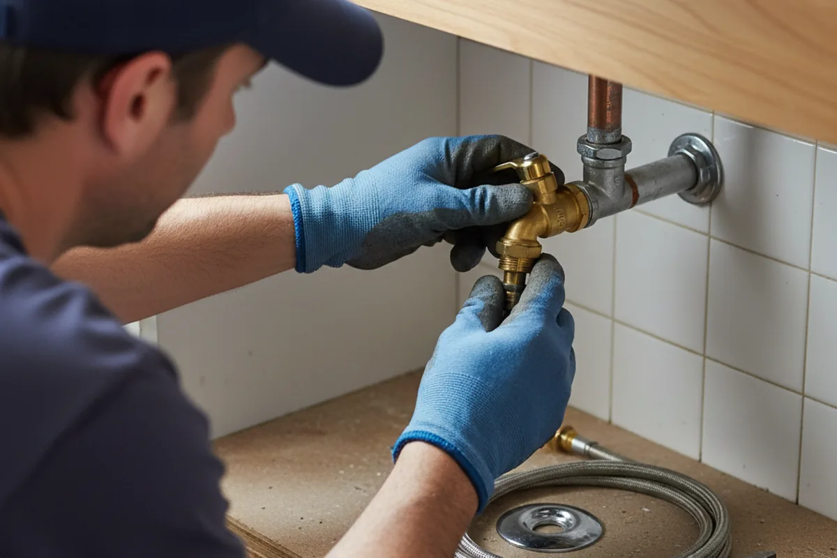 Shutoff valve and fitting work during Faucet and Fixture Repair in Bodega